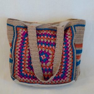 BOLSO CROCHET BEIGE