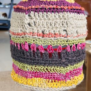 PANTALLA PIE CROCHET