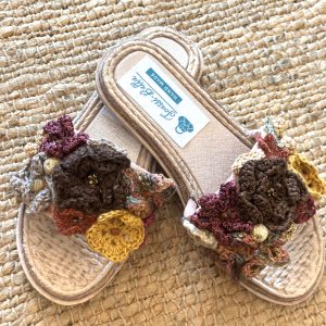 SANDALIA FLORES CROCHET SAN FL 4